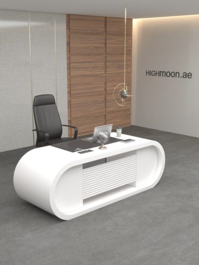 fink curved executive desk