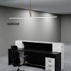 Brix Reception Desk With Black Panel