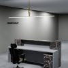 Brix Reception Desk With Grey Panel