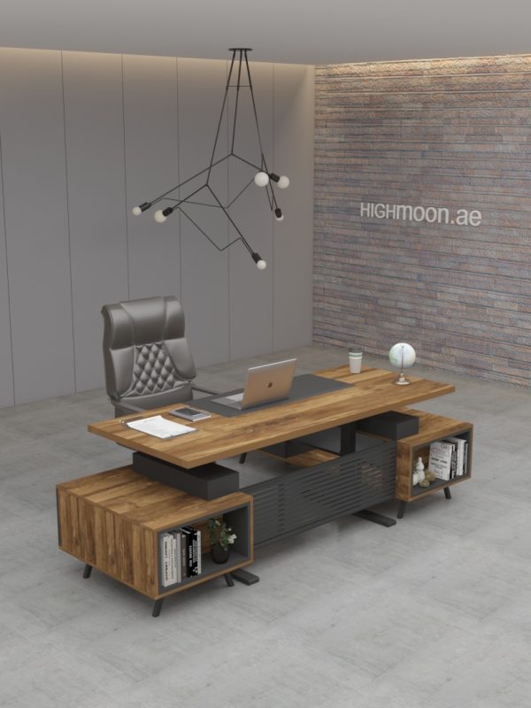 l shaped height adjustable ergonomic executive desk