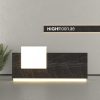 Blox Reception Desk With White Panel
