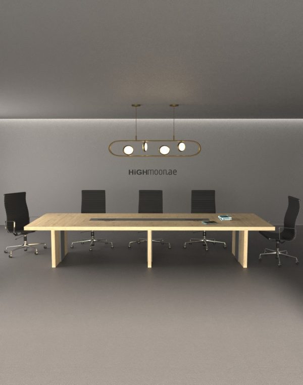 Risk Conference Table With Grey Stripe