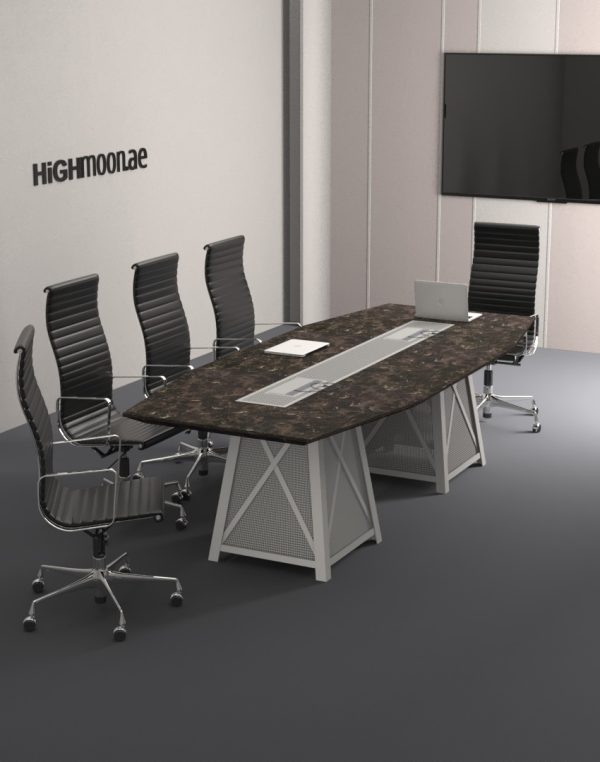 Indus Meeting Table With Grey Leg