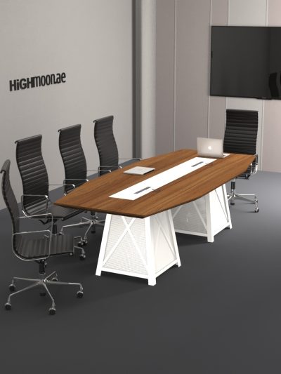 Indus Meeting Table With White Leg