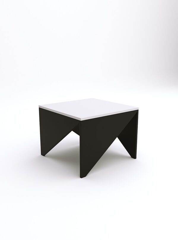 Square black best sale coffee table