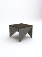Blend Square Coffee Table With White Leg