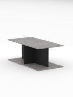 Nume Rectangular Coffee Table With Black Leg