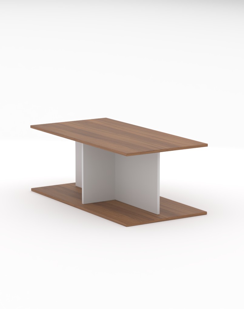 Nume Rectangular Coffee Table With White Leg Nume Rectangular Coffee Table With White Leg