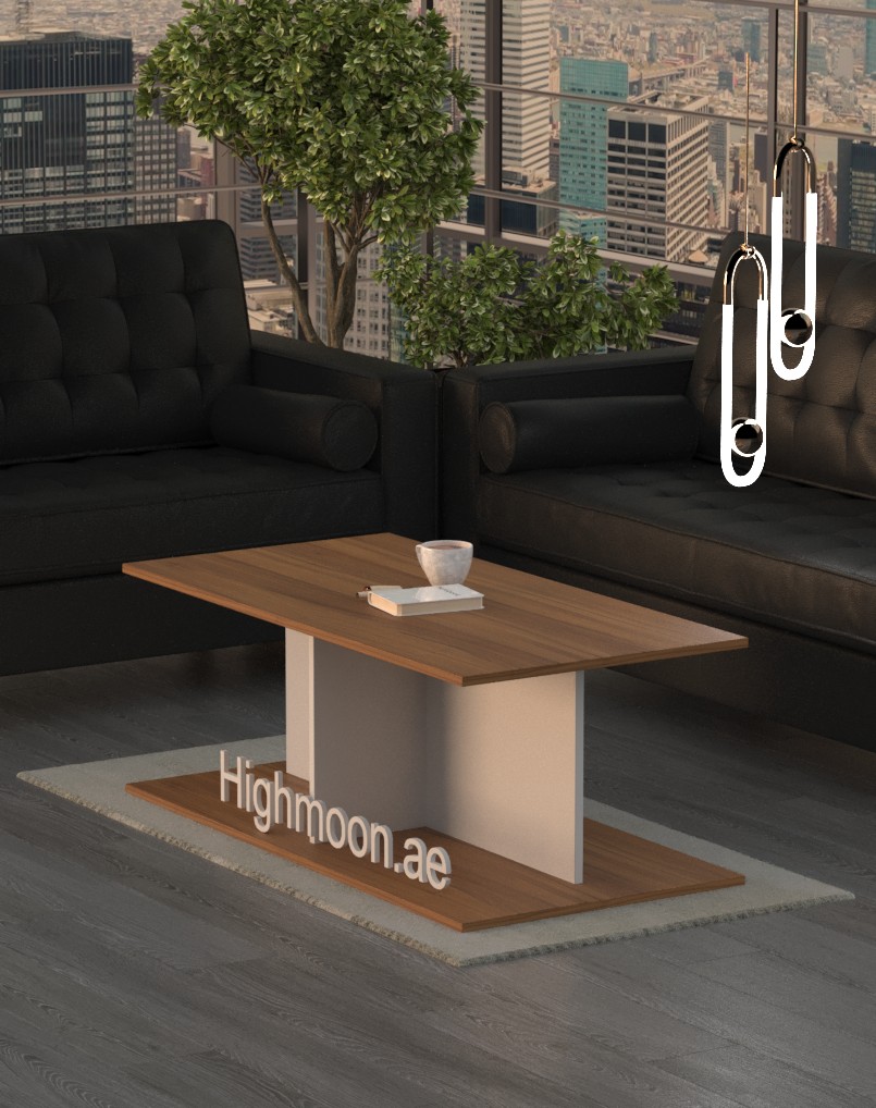 Nume Rectangular Coffee Table With White Leg Nume Rectangular Coffee Table With White Leg