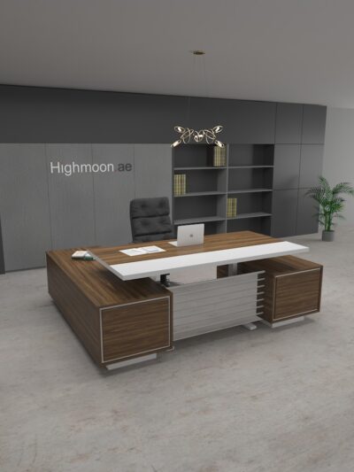 Kora Ergonomic Desk With White Leg