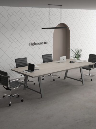Mercury Meeting Table With Grey Leg