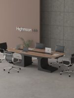 Maxi Meeting Table With Black Leg