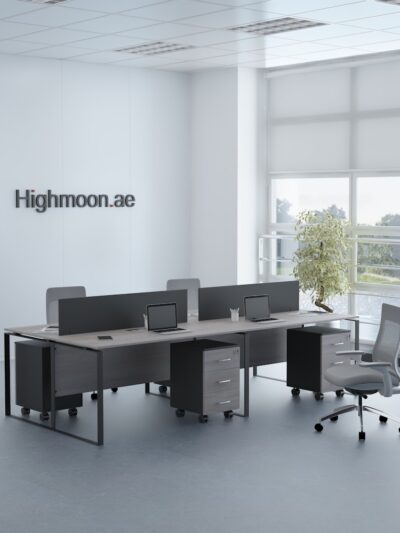 Sync Quad Workstation, Workstation, Abu Dhabi Workstation Desk, Custom Made Workstation Table Abu Dhabi, Shop Online Workstation Desk Abu Dhabi, Modern Office Workstation Desk, Luxury Office Workstation Desk,