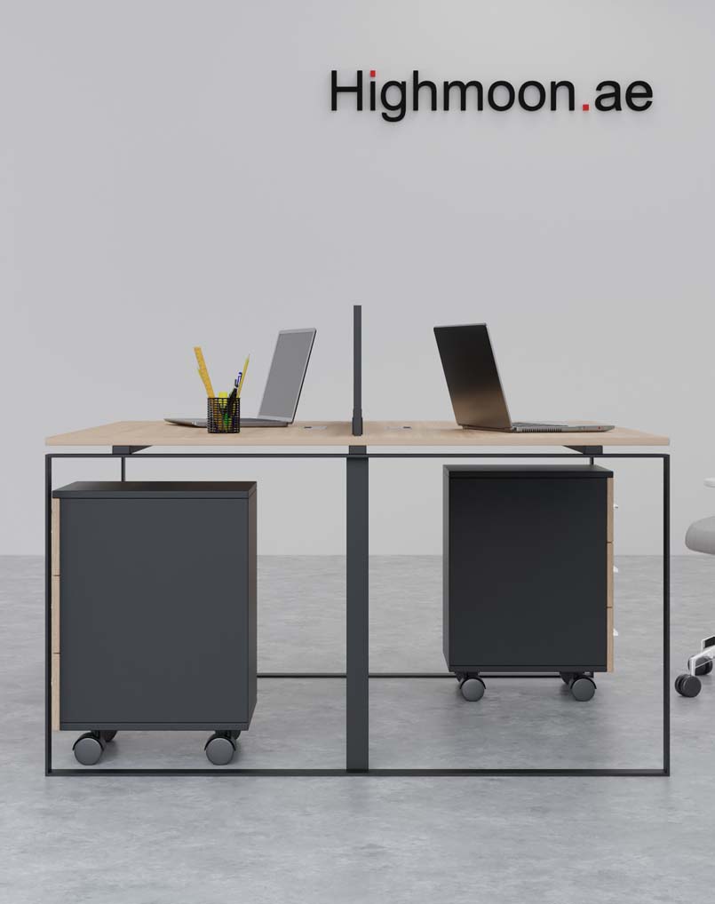 2 Person Workstation in Dubai - 2 People Office Workstation Desk