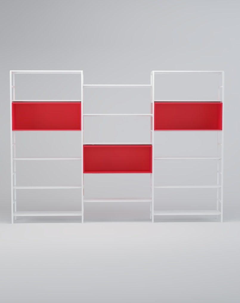 red Arch Storage Cabinet