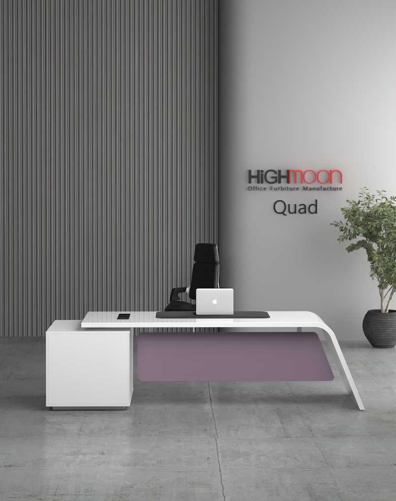 Quad Straight Manager Desk