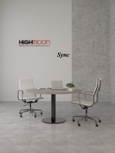 Sync Round Meeting Table (Black)