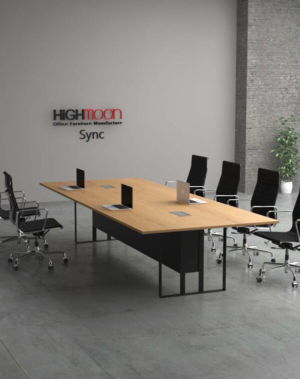 Sync Meeting Table (Black Leg)