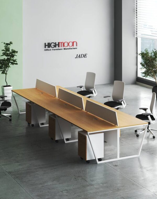 Jade 6 Cluster Workstation (White Leg)