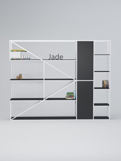 Jade Manager Display Cabinet (White Leg)