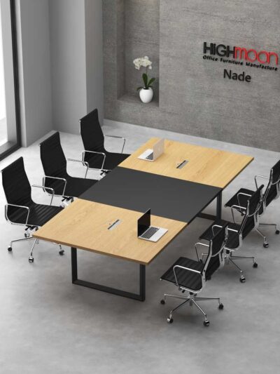 Nade Meeting Table (Black Leg)