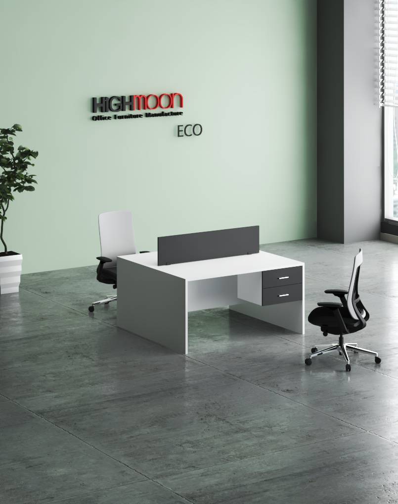 Eco 2 Cluster Workstation- Highmoon Office Furniture