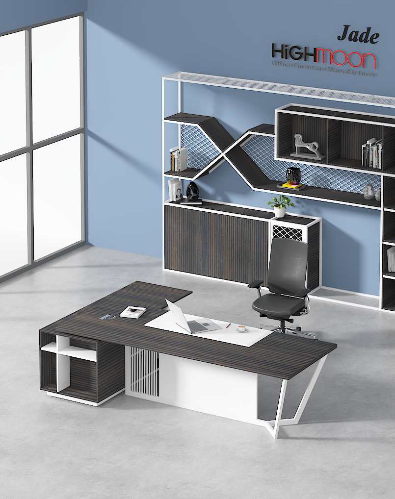 Jade CEO Desk (White Leg)