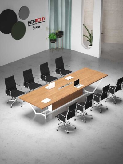 Snow Meeting Table (White Leg)