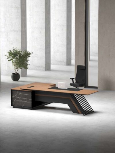 Zig Executive Desk (Black Leg)