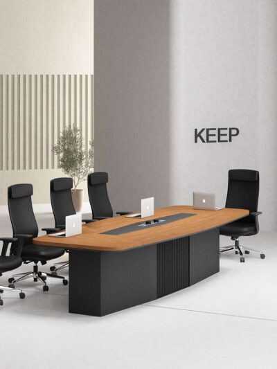 Keep Meeting Table Black Leg