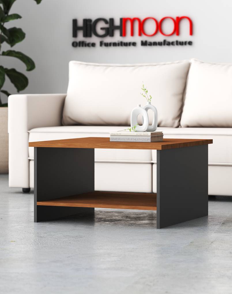 Square black best sale coffee table