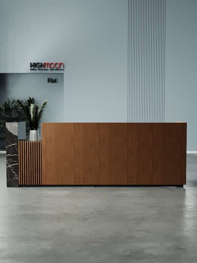 Flat Reception Desk- Highmoon Office Furniture