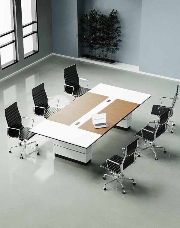 Flat Meeting Table caption